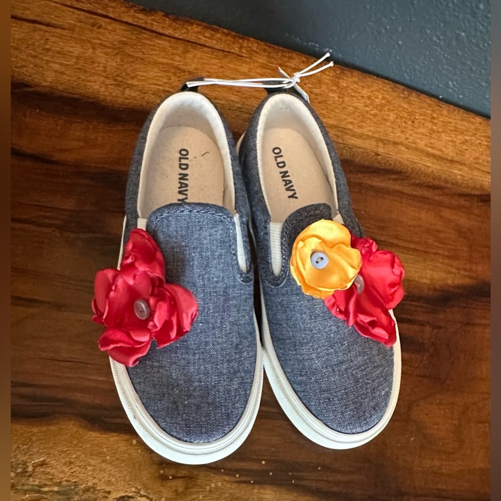 NWT custom little girls sneakers, size 12